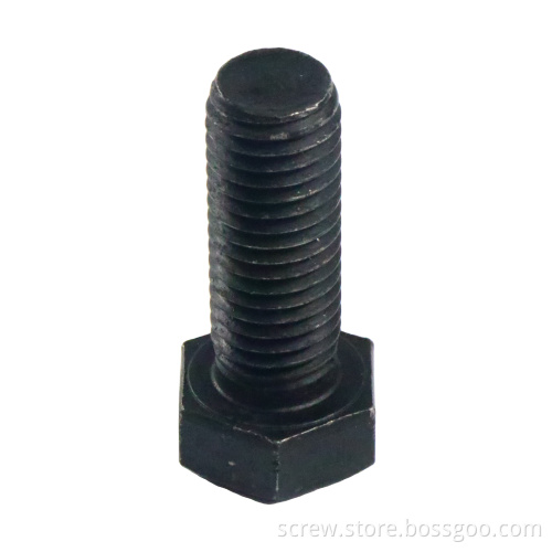 Black Oxide Hex Bolt Galvanized Carbon Steel